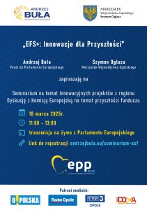 Seminarium „ESF+: Innowacje dla przyszłości”